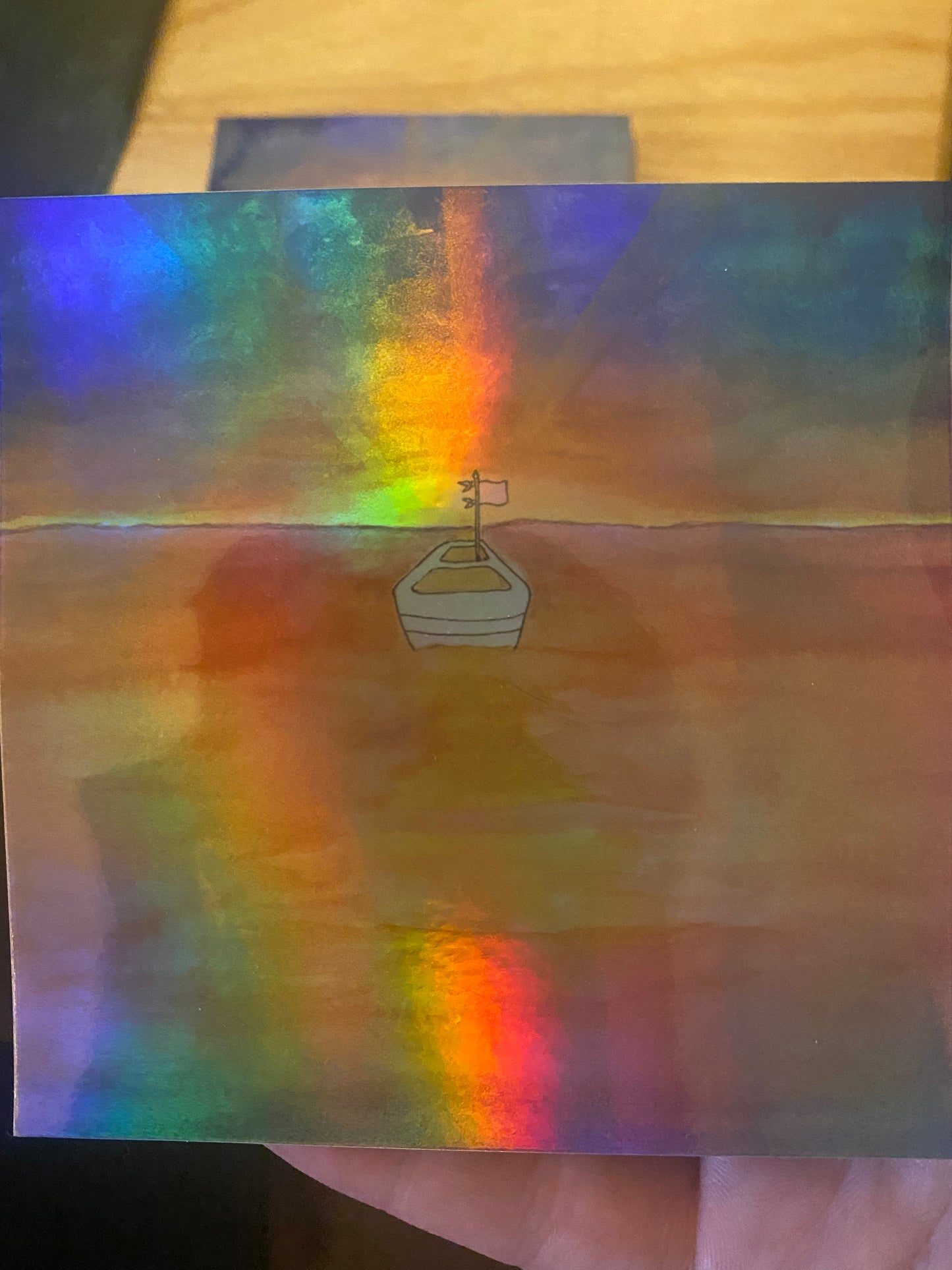 Unreal Cover Holographic Sticker