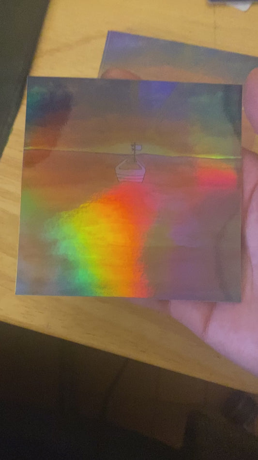 Unreal Cover Holographic Sticker